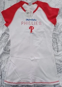 New Philadelphia Phillies Womens Ladies Large Stretchy Shirt Rhinestone NWT - Picture 1 of 7