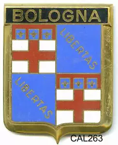 CAL263 - PLAQUE DE CALANDRE AUTO - BOLOGNA - Foto 1 di 1
