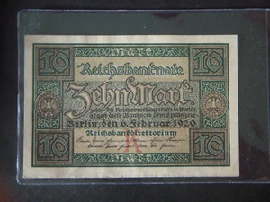 Germany 10 mark 1920 - Picture 1 of 2