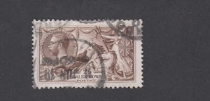 GB KGV 1915 2s6d De La Rue Seahorse SG N64 Very Deep Sepia Good Used - Picture 1 of 1