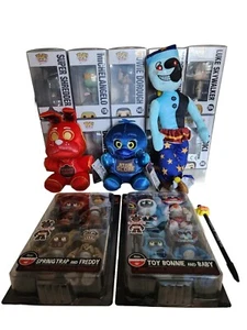 Five Night At Freddy's 2x Funko Snaps Spring Trap Bonnie & Baby 3x Plush & Pen - Picture 1 of 4