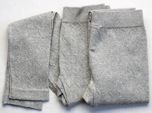 Lot of 2 Faded Glory Girls Size M 7-10 Cable Leggings Solid Gray New with Tags - Picture 1 of 3
