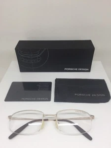 NEW PORSCHE DESIGN P7002 EYEGLASSES C. A Satin Gold P 7002 Optical Eyewear 52mm - Picture 1 of 12