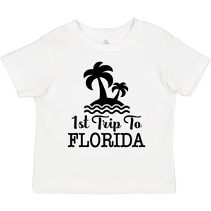 Inktastic First Trip To Florida Vacation Toddler T-Shirt Travel Beach Holiday - Picture 1 of 12