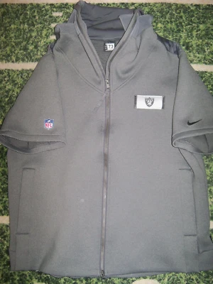 Nike Las Vegas Raiders Team Issued Game Used Worn Player Jacket Maurice Hurst? - Image 1 of 4
