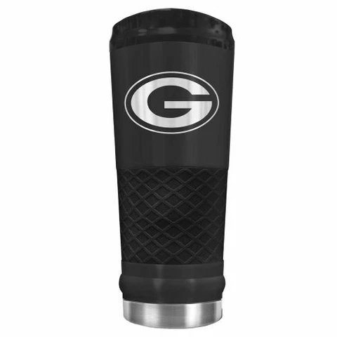Great American Products NFL Green Bay Packers 24oz Stealth Draft Tumbler UVG Cover