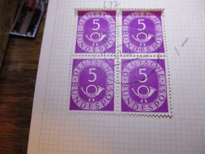 German Postage Stamp Block - Picture 1 of 1