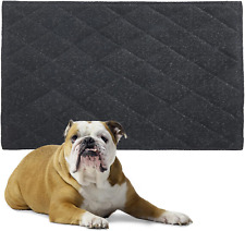 Chew Proof Dog Crate Pad Mat, 28"X41" Indestructible Kennel Pad for Aggressive C