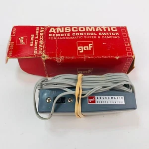 Interruptor de control remoto para cámara GAF Anscomatic Super 8 de colección en caja cable - Imagen 1 de 6