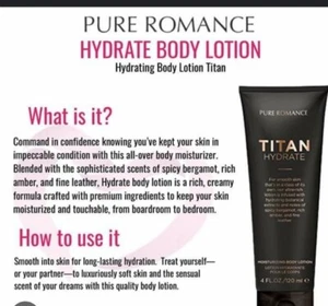 Titan Hydrate *Discontinued Scent* Pure Romance. Spicy Begamot, Amber, Leather - Picture 1 of 3
