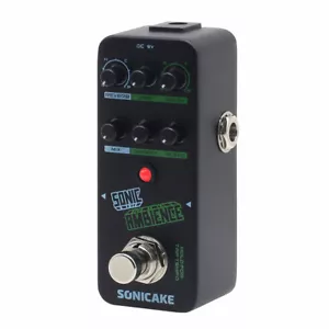 SONICAKE Sonic Ambience Tap Tempo Delay and Reverb Guitar Bass Effects Pedal - Picture 1 of 7