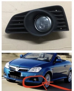 Vauxhall Tigra. N/S. Fog Light + Surround.  In Bumper. 2005 - 2007. Passenger B2 - Picture 1 of 5