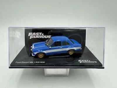 DIE CAST " FORD ESORT MK I RS1600 " SCALA 1/43 FAST&FURIOUS - Immagine 1 di 2