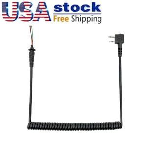 Cable de micrófono de altavoz remoto para radio IC-F3001 F4021 F3021 F4 F3 F4 F24 F43 V80 V85 - Imagen 1 de 7