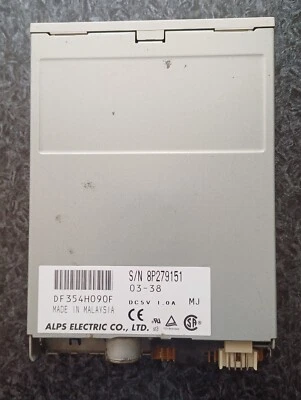 Floppy Drive Disk 1.44MB Alps Electric DF354H090F Front White - Image 1 of 4
