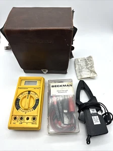 Multímetro digital Beckman Industrial HD110 con estuche cables abrazadera de CA ¡FUNCIONA! - Imagen 1 de 14