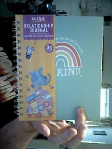 SCRIPT RELATIONSHIP JOURNAL A5 DIARY NOTEBOOK BIRTHDAY HOLIDAYS TRAVEL PLANNING  - Picture 1 of 2