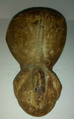 Single Antique Weathered Patina Ball & Claw Foot Cast Iron Foot Paperweight item Cover