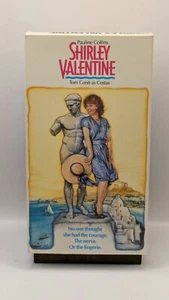 Shirley Valentine Rare English Comedy VHS '89 OOP HTF Pauline Collins Tom Conti  - Imagen 1 de 3