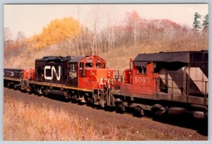 CN 7266 Train #259, M 30 Halton Sub., Ontario, 1996 4x6 Photo - Bild 1 von 2