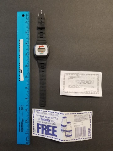VINTAGE BALTIMORE ORIOLES GATORADE DIGITAL WATCH NEW/UNTESTED (DS) 91422F Cover