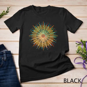 Camiseta Sun Mandala - Geométrica Abstracta Starburst Unisex - Imagen 1 de 15