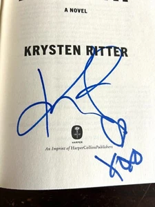 KRYSTEN RITTER "RETREAT" HAND SIGNED BOOK GREAT CONDITION WITH PHOTO PROOF - Picture 1 of 4