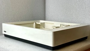 LENCO Turntable PLINTH/BASE. White colour- Complete - Imagen 1 de 4