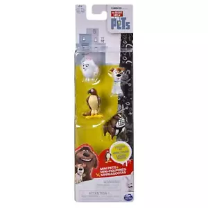 The Secret Life of Pets Mini Pets Collectible Figures 4pk - Tiberius the Hawk - Picture 1 of 2