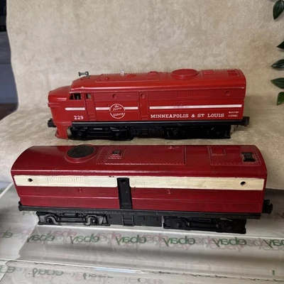 Lionel Postwar 229/229C  O Gauge M&StL A/B AS IS - Image 1 of 4