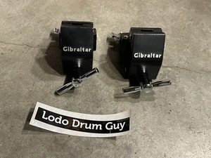 DUE (2) Gibilterra porta batteria pesante multi morsetto per piatto Tom KLEEN #AM8 - Foto 1 di 10