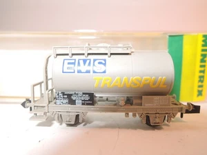 ++ G2562 Spur N Minitrix 13618 Kesselwagen EVS Transpul SNCF Frankreich OVP - Picture 1 of 4