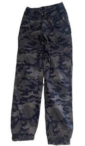 Eddie Bauer CAMO Fleece Lined Nylon Jogger Pant Kids L Size 14 - Picture 1 of 13