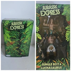 AEW Jurassic Express Ringside Exclusivo Jungle Boy & Luchasaurus | Sellado Nuevo - Imagen 1 de 10