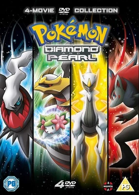 Pokemon Movie: Diamond & Pearl Collection [DVD] [DVD] [2018]  [Free P&P Tracke.. - Image 1 of 2