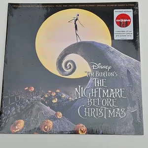 The Nightmare Before Christmas Soundtrack 2LP Translucent Yellow Purple NEW NM - Picture 1 of 4