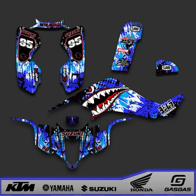 Kit gráfico Ltz 400 Suzuki cortina gráfica Kawasaki KFX 400 2003 - 2008 Foto 1 de 4