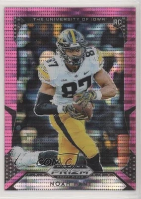 2019 Panini Prizm Draft Draft Picks Pink Pulsar Prizm Noah Fant #129 Rookie RC - Image 1 of 2
