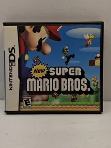 New Super Mario Bros Nintendo DS 2006 & Handbuch Leer Videospiel Hülle - Bild 1 von 4