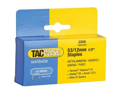 Tacwise 53 Leichte Heftklammern 12Mm (Typ Jt21 A) (Packung 2000) TAC0337 - Bild 1 von 2