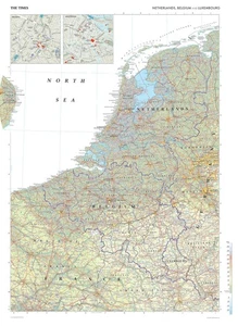 Der Zeitatlas: Niederlande, Belgien und Luxemburg - 36,5 x 26,75 Zoll Post... - Bild 1 von 2