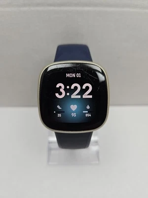 Fitbit Versa 3 FB511 Reloj Inteligente GPS Frecuencia Cardíaca SpO2 Rastreador de Actividad - Leer Dis Foto 1 de 4