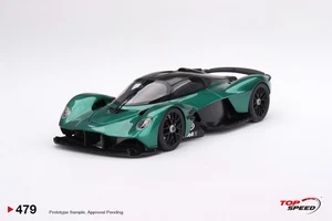 Top Speed TS0479 1/18 Aston Martin Valkyrie Aston Martin Racing Green Model Car - Picture 1 of 6