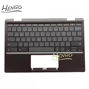 New For Asus Chromebook 11 C214MA Palmrest Upper Case + US Keyboard 13N1-8CA0501 - Picture 1 of 5