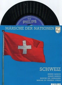 EP Märsche der Nationen: Schweiz (Philips 421 371 PE) D 1960 - Bild 1 von 1
