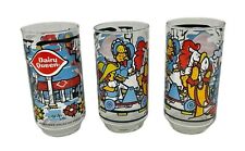 3 1976 Vintage DQ Kids Dairy Queen & Friends Collector Glass 5.5" Western Theme