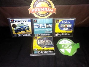 COLIN MCRAE RALLY & 2.0 SNOOKER,MUSIC 2000 PS1 PAL - Picture 1 of 6