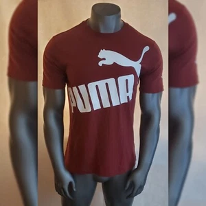 PUMA AUTENTICA TSHIRT UOMO GIROCOLLO MANICA CORTA TAGLIA XL RABARBARO GRANDE LOGO DESIGN - Foto 1 di 8