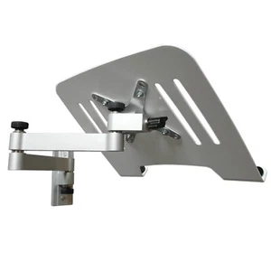 Laptop Wandhalterung + Adapter für Notebook Netbook Tablet Halter silber/weiss - Picture 1 of 7