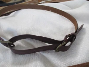 ECHTES LEDER DAMEN GÜRTEL Kathi Kilburn Pullback Messing USA Ochsenblut klein - Bild 1 von 3